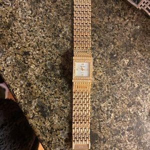 Vintage-Watch-Gruen-Gold-Crystals-Flip watch-Jewelry-Accessories